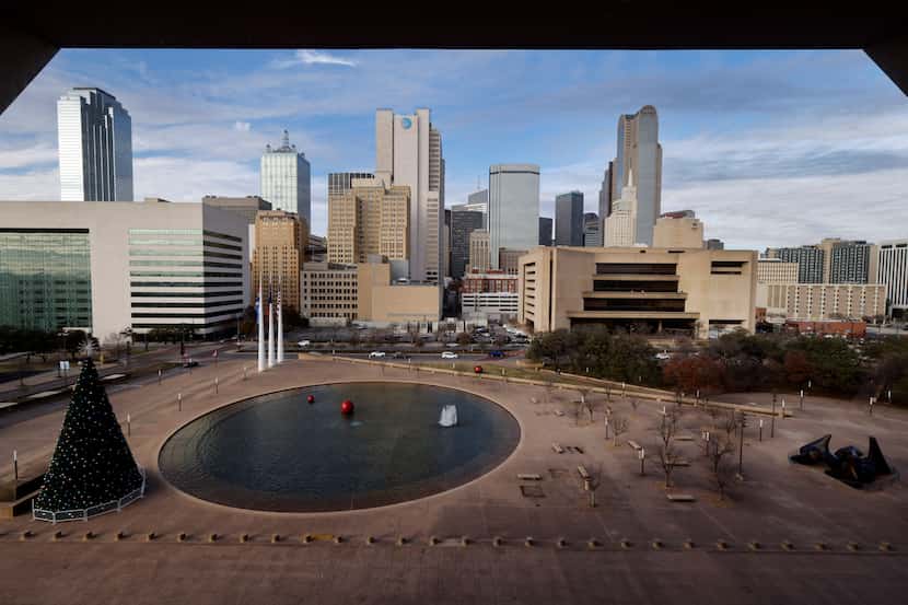 A view of downtown Dallas.