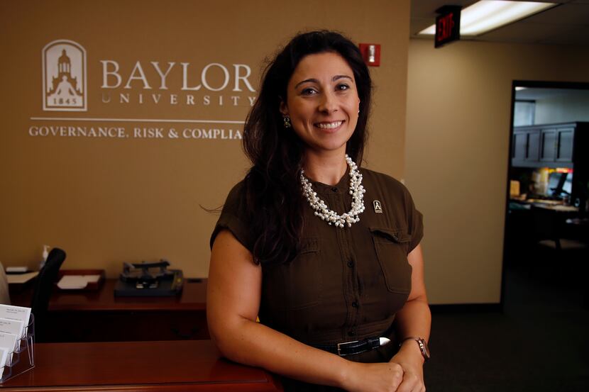  In this Aug. 1, 2015 photo, Patty Crawford, Baylor Universitys first full-time Title IX...