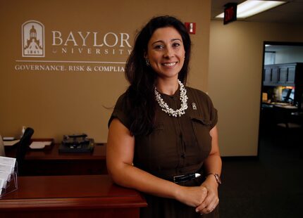  In this Aug. 1, 2015 photo, Patty Crawford, Baylor Universitys first full-time Title IX...