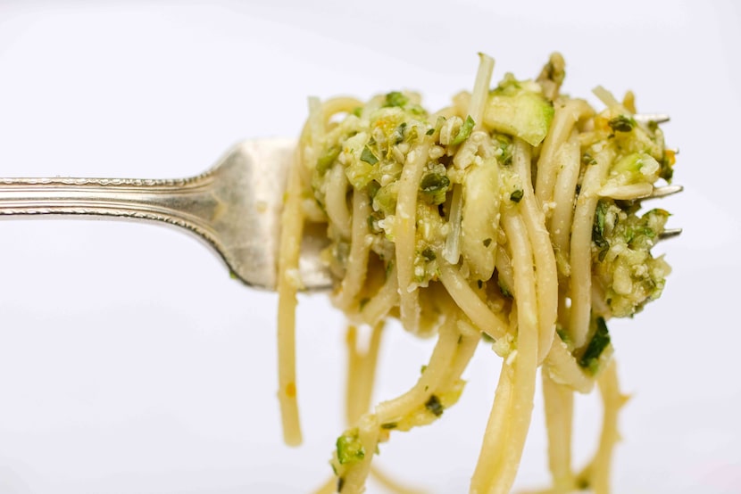 Zucchini Citrus Mint pesto