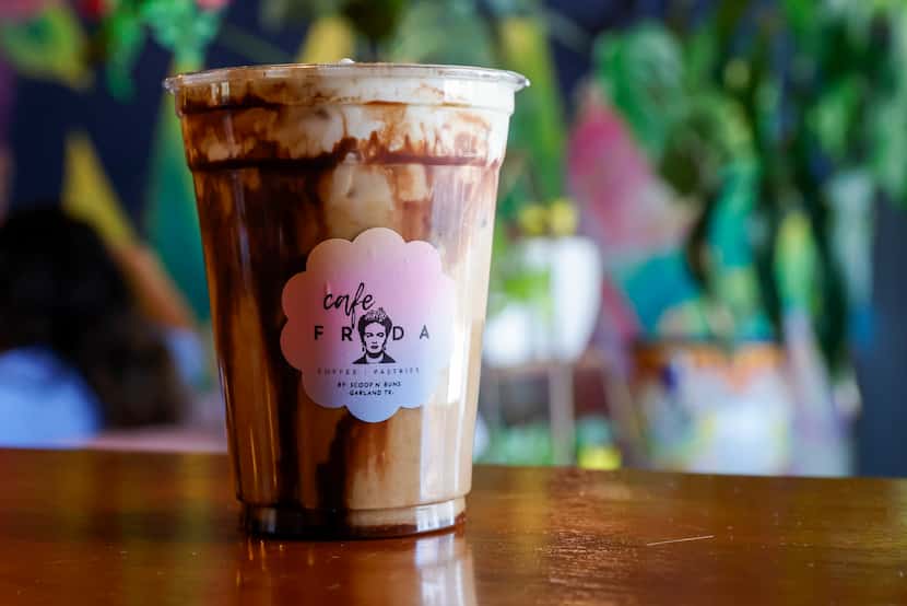 The Frida latte pictured at Cafe Frida, features Mexican vanilla bean.