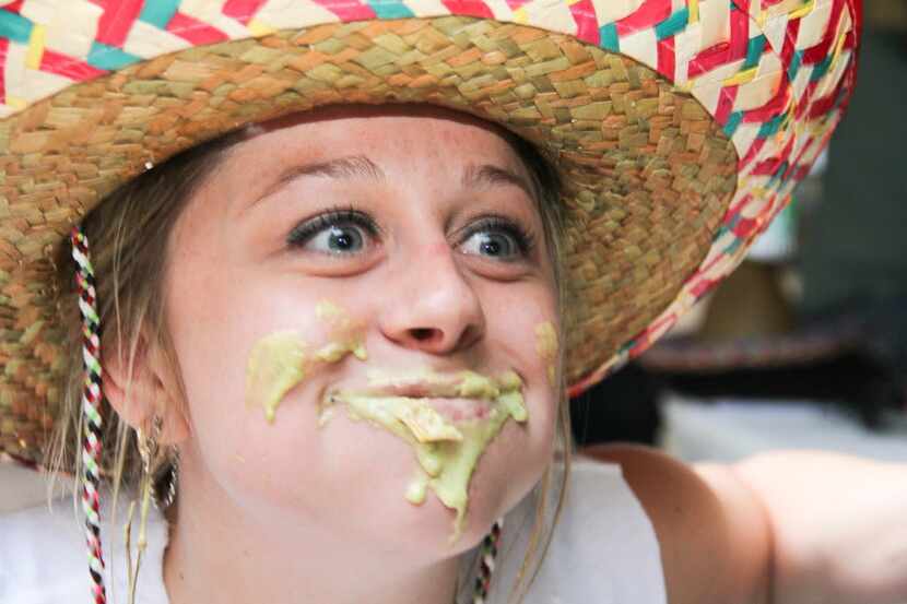Shana Hagemeyer participated in the Bob Armstrong dip eating contest at the Cinco De Mayo...