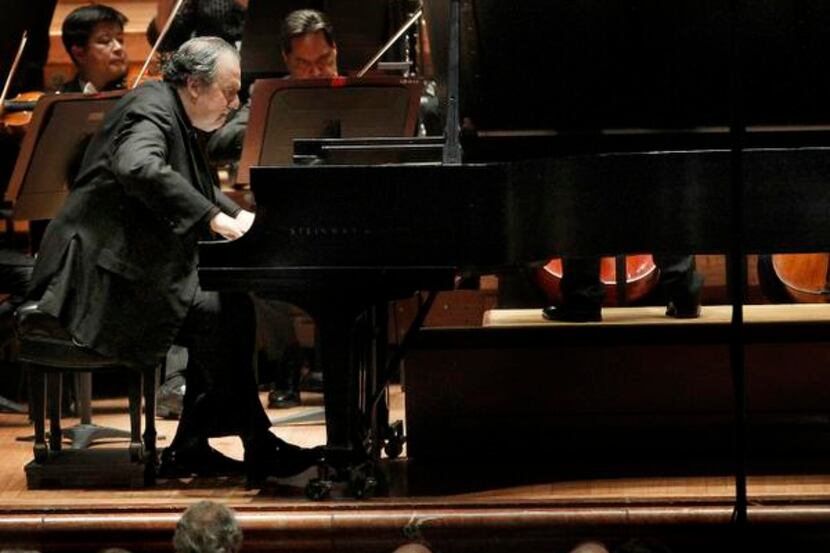 
Yefim Bronfman performed Thursday with the Dallas Symphony Orchestra.

