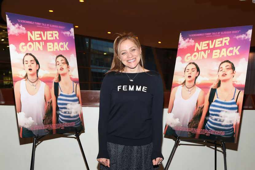 Augustine Frizzell attends a screening and Q&A of A24's "Never Goin' Back" at ArcLight...