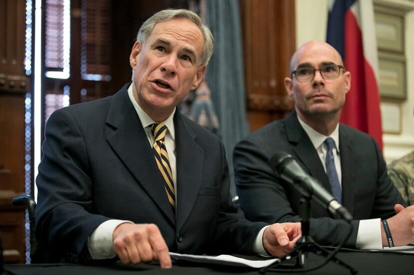 Gov. Greg Abbott announces a deployment of National Guard troops to the Texas-Mexico border...