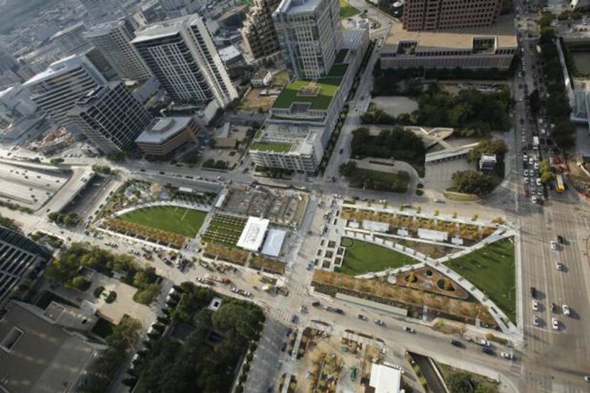 Klyde Warren Park's board of directors has proposed assessing a small tax on surrounding...