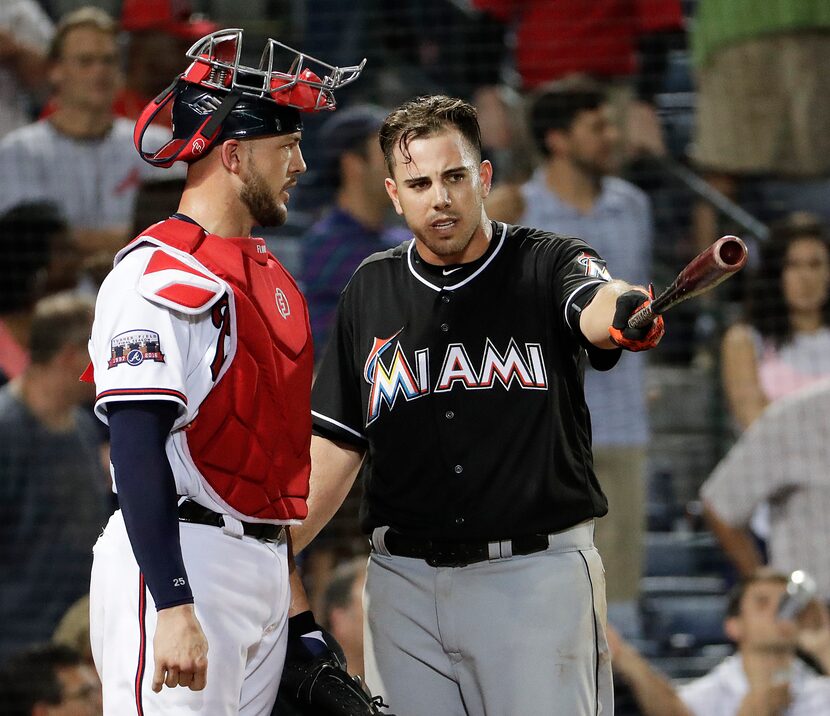 Una de las últimas fotos de José Fernández (der.) hace una semana. Foto AP