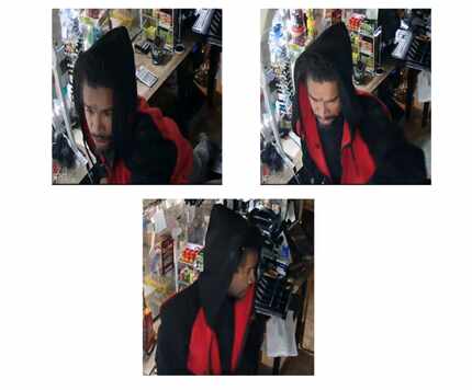 Police released these images of a man suspected of burglarizing the Minit Mart convenience...