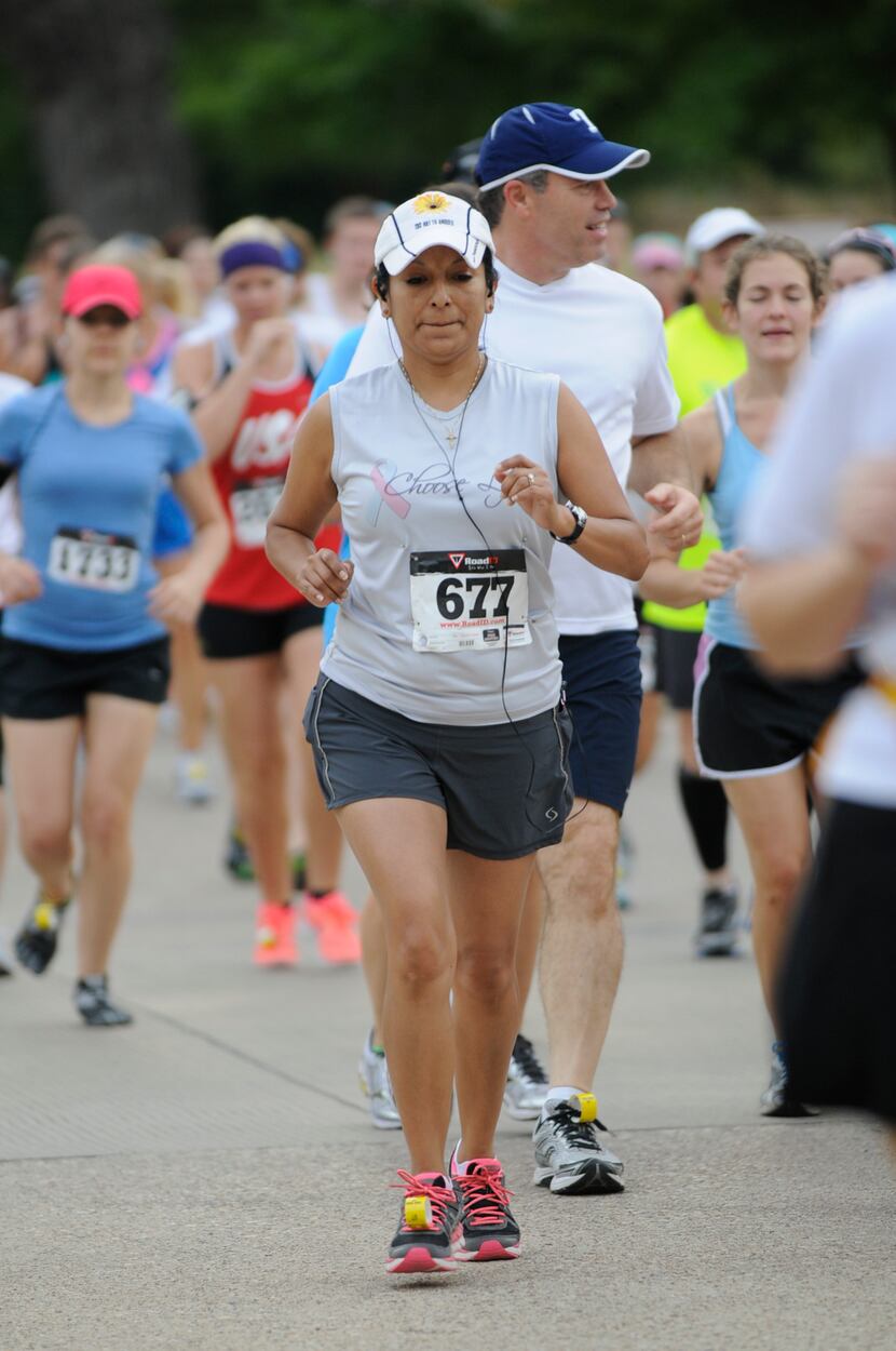 Diana Pritchard begins the Hottest Half at Norbuck Park on Sunday, August 12, 2012    