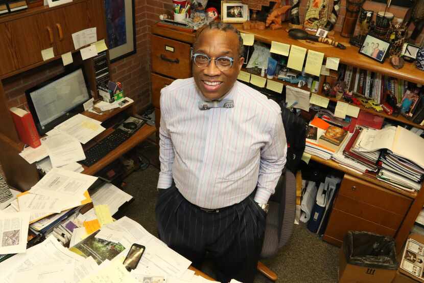 Dallas County Commissioner John Wiley Price stands in his office on Saturday, April 29, 2017...