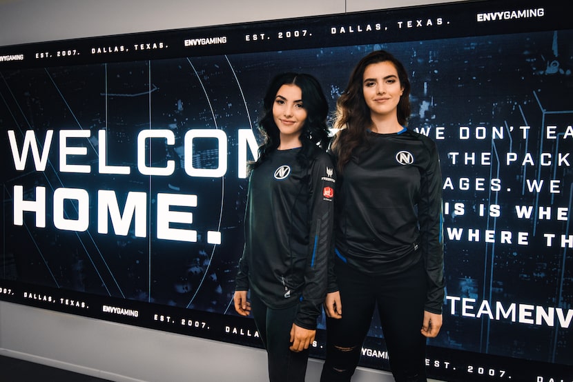 Andrea Botez, left, and Alexandra Botez recently signed with Envy Gaming as content creators...