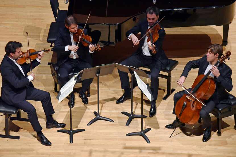 The Modigliani String Quartet performs Haydn's Quartet in D Minor, Op. 76, No.2 Quinten...