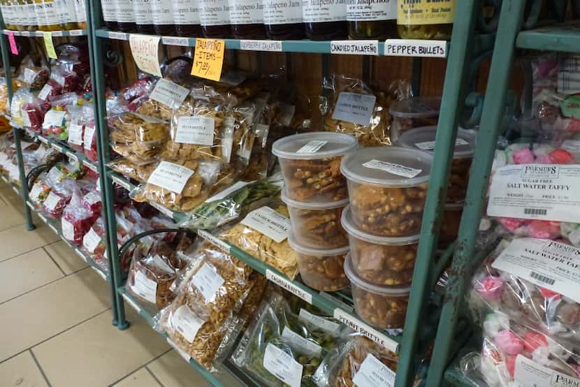 Grapevine Farmers Market carries custom-packed candies, vegetable chips and jams. The indoor...