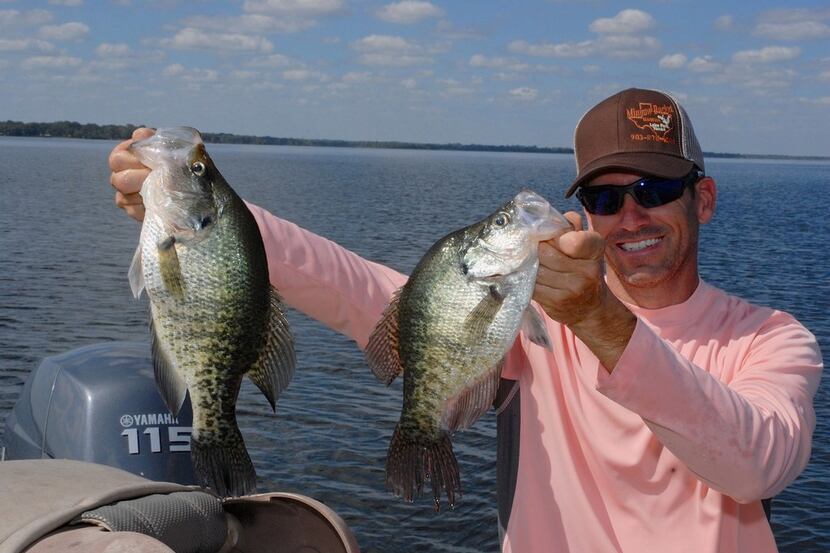 Hot in the shade: With the heat rising, crappie look for cover, which  anglers are happy to provide