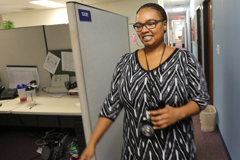 Child Protective Services supervisor Nakiba Pruitt has worked for the state agency for...