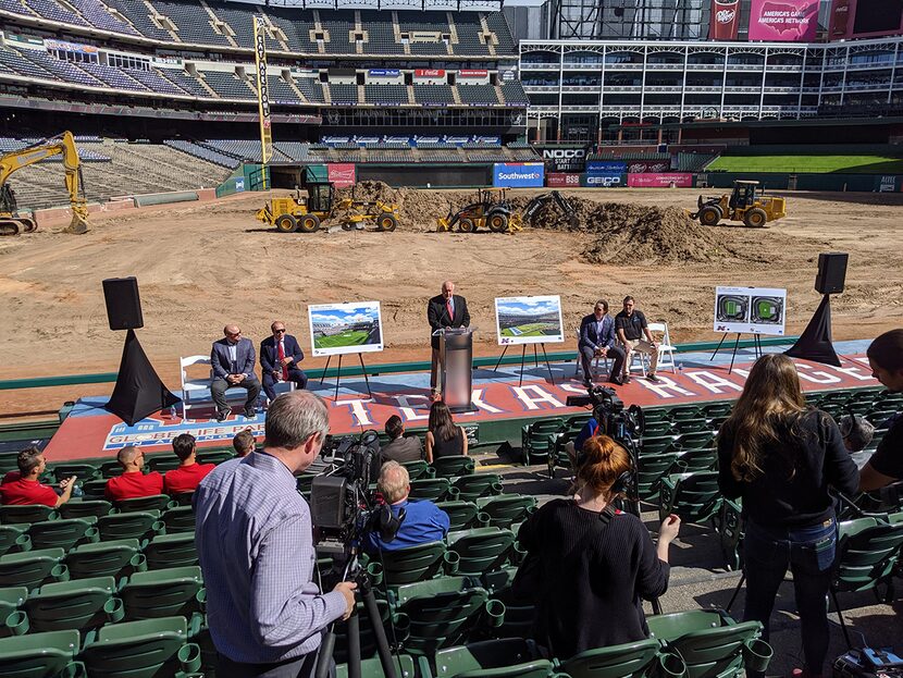 Chuck Morgan, Texas Rangers Executive Vice President of Ballpark Entertainment and...