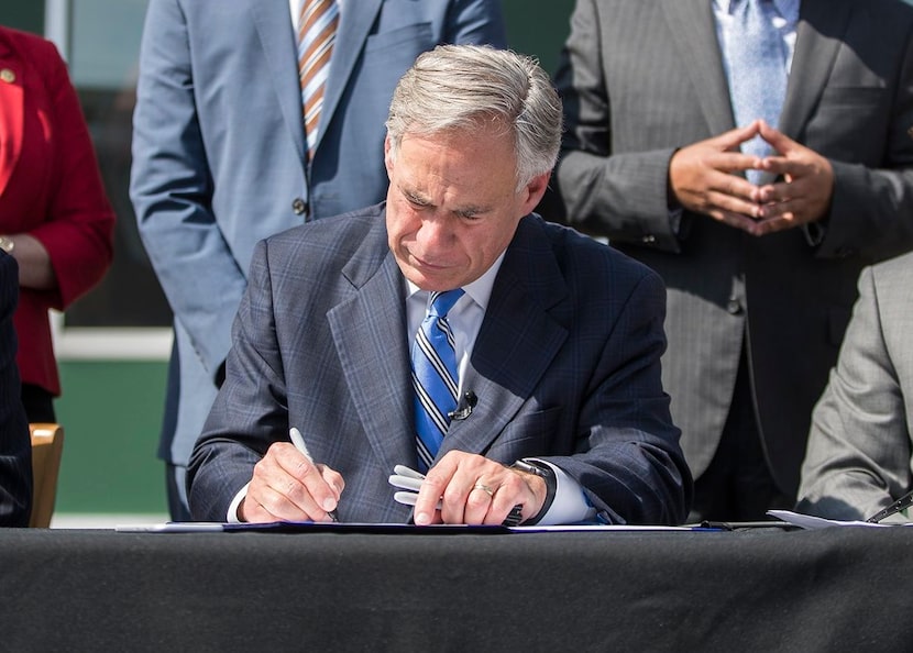 Gov. Greg Abbott signs a bill that limits property tax growth. But the new law won't cut...