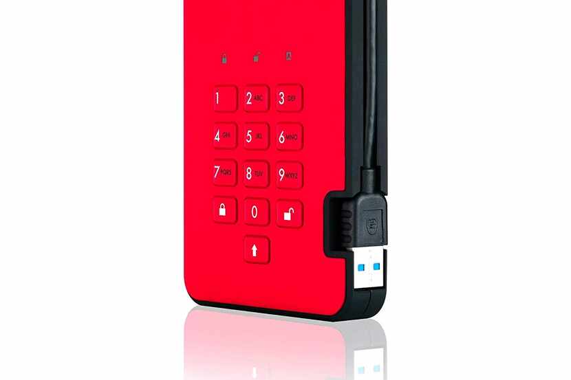 The diskAshur2 from iStorage has 256-bit encryption to keep your data safe.