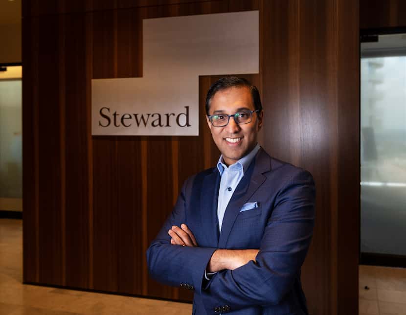 Medical Doctor Sanjay Shetty, President of Steward North America, photographed at Steward...