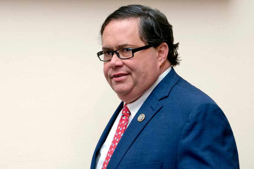 Rep. Blake Farenthold, R-Texas, arrives for a House Committee on the Judiciary oversight...