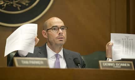Rep. Dennis Bonnen, R-Angleton, says eliminating the franchise tax "is very dynamic in...