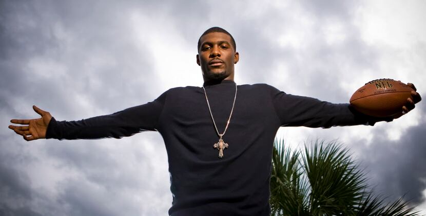 Dez Bryant poses for a portrait in DeSoto Tuesday, December 22, 2009. BRANDON WADE/Special...
