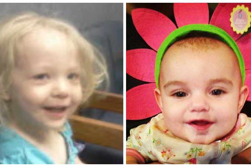 Texas foster children Alexandria Hill, left, and Orien Hamilton both suffered fatal head...