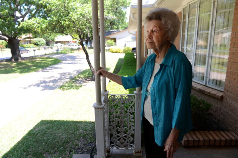 Opal Joplin, 100, has lived in Garland's Camelot neighborhood for 49 years. The area was...