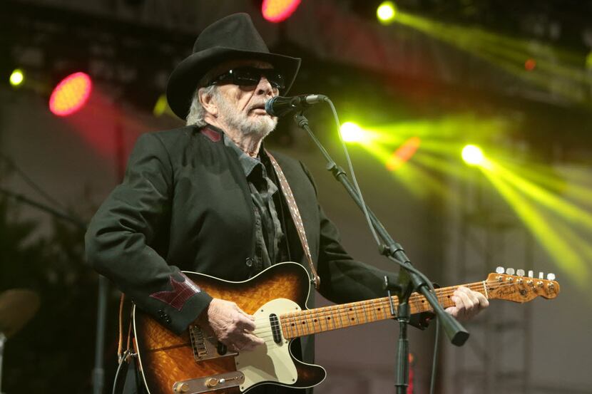 In this June 28, 2015 file photo, singer-songwriter Merle Haggard performs at the 2015 Big...
