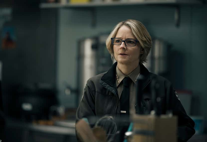 Esta imagen proporcionada por HBO muestra a Jodie Foster en una escena de "True Detective:...