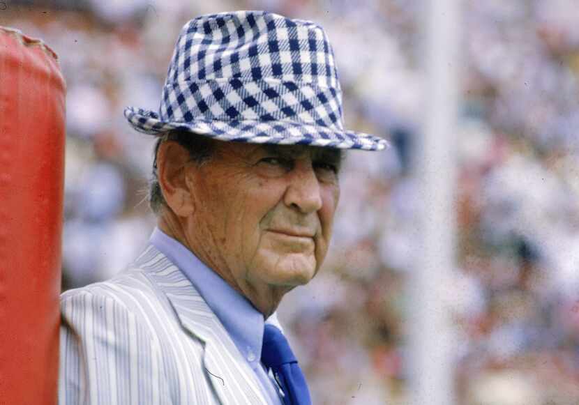 PAUL "BEAR" BRYANT / Texas A&M head coach 1954-57 / Record at A&M: 25-14-2 / 1956 Southwest...