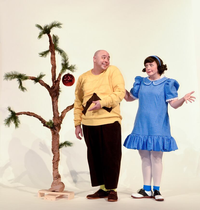 (from l-r) Christopher Curtis plays Charlie Brown and Brett Warner plays Lucy in Dallas...