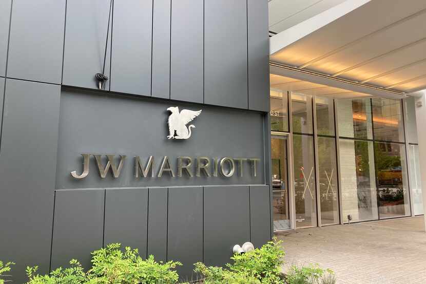 Downtown Dallas' new JW Marriott Hotel  just opened its doors.
