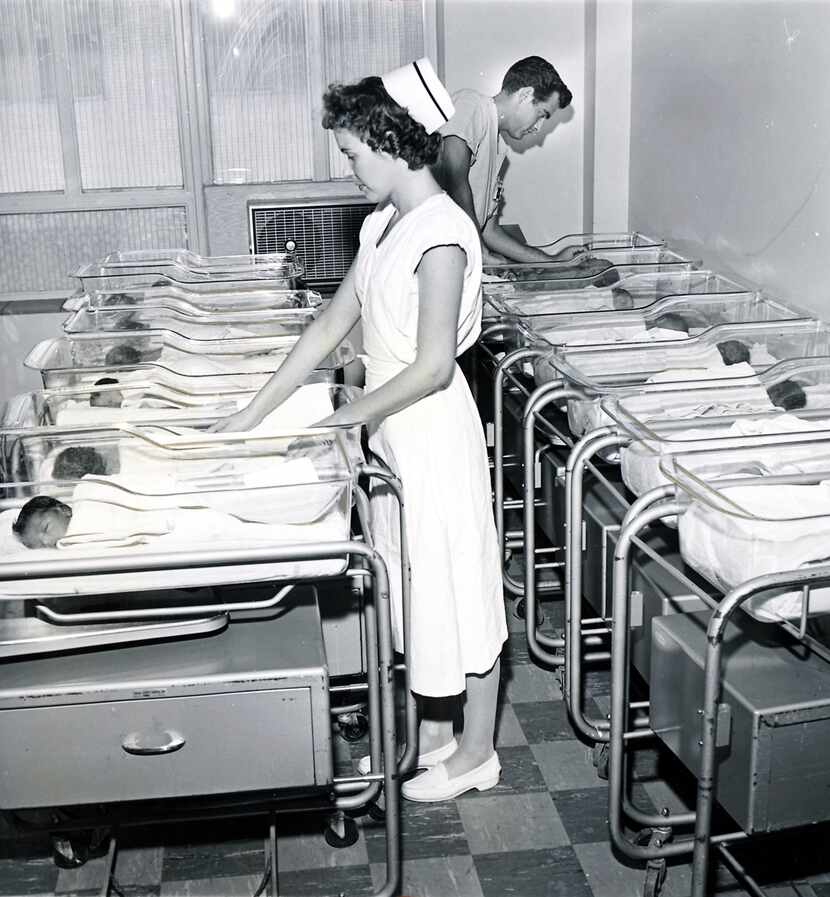 In August 1962, Parkland set two birth records — 97 in the nurseries at one time and 640 for...