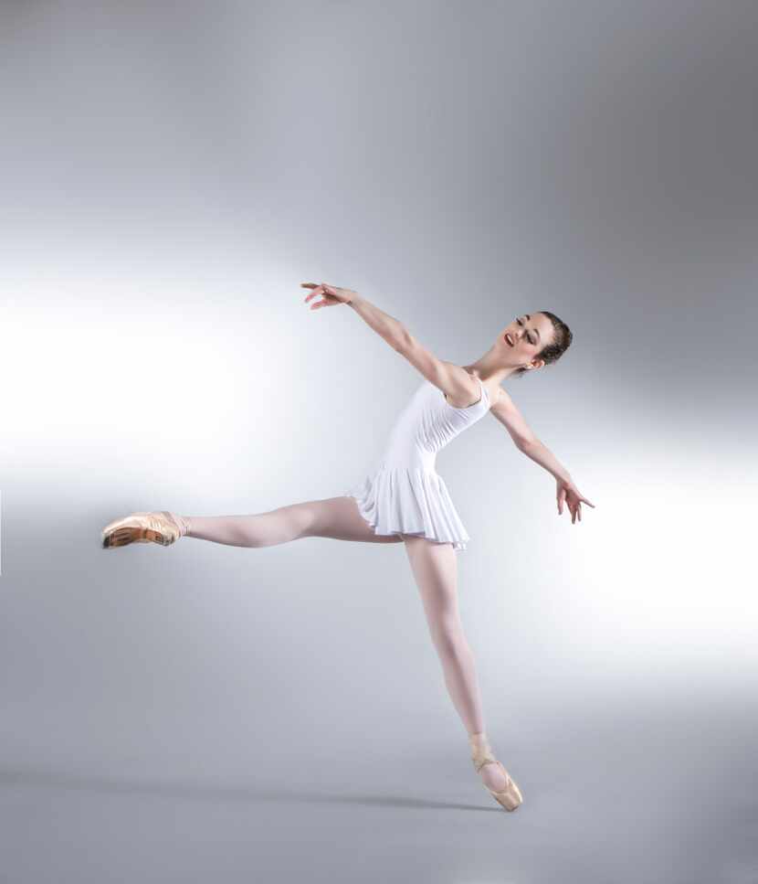 Avant Chamber Ballet company member Emily Dixon, in a moment from George Balanchine's...