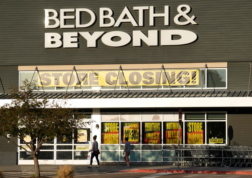 Store closings by Bed Bath & Beyond and Tuesday Morning aren't expected to add significantly...