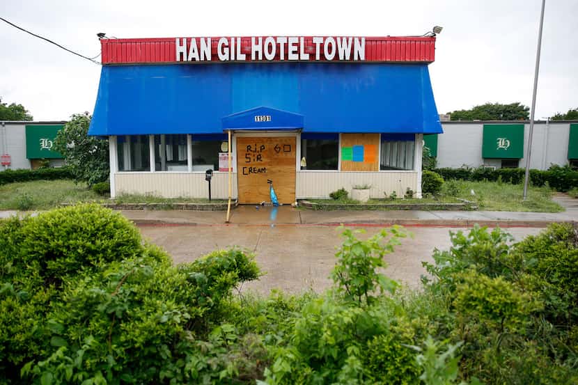 The exterior of the Han Gil Motel in a 2019 photo.