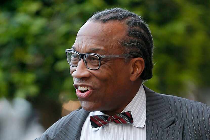 Dallas County Commissioner John Wiley Price arrives at the Earl Cabell Federal Building on...