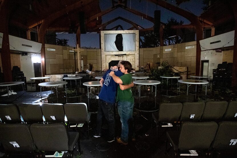 In the moments after the tornado tore through northwest Dallas, Northway Church member...