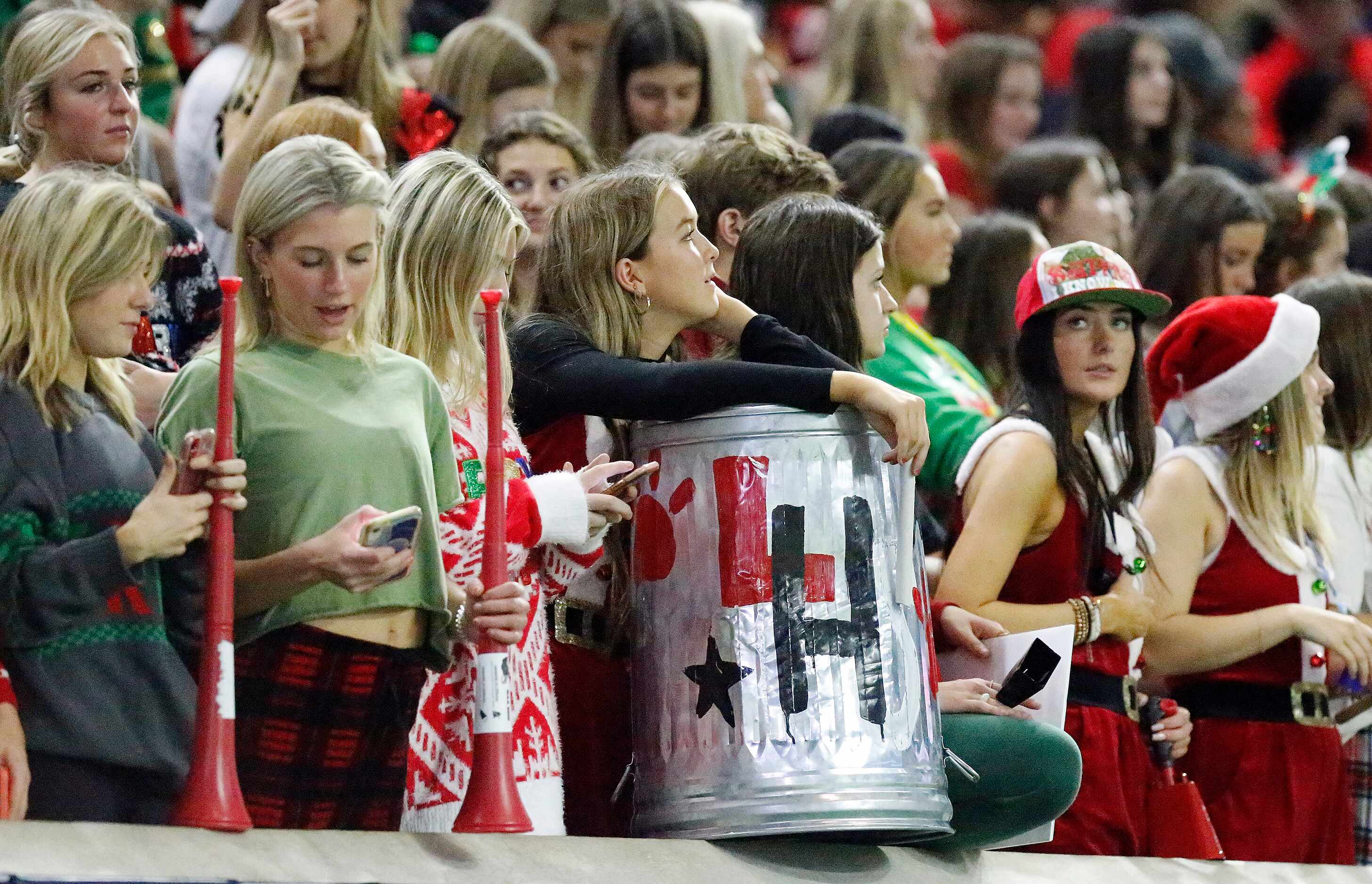 The Lovejoy student section brought noise makers but didn’t have much to cheer about in the ...