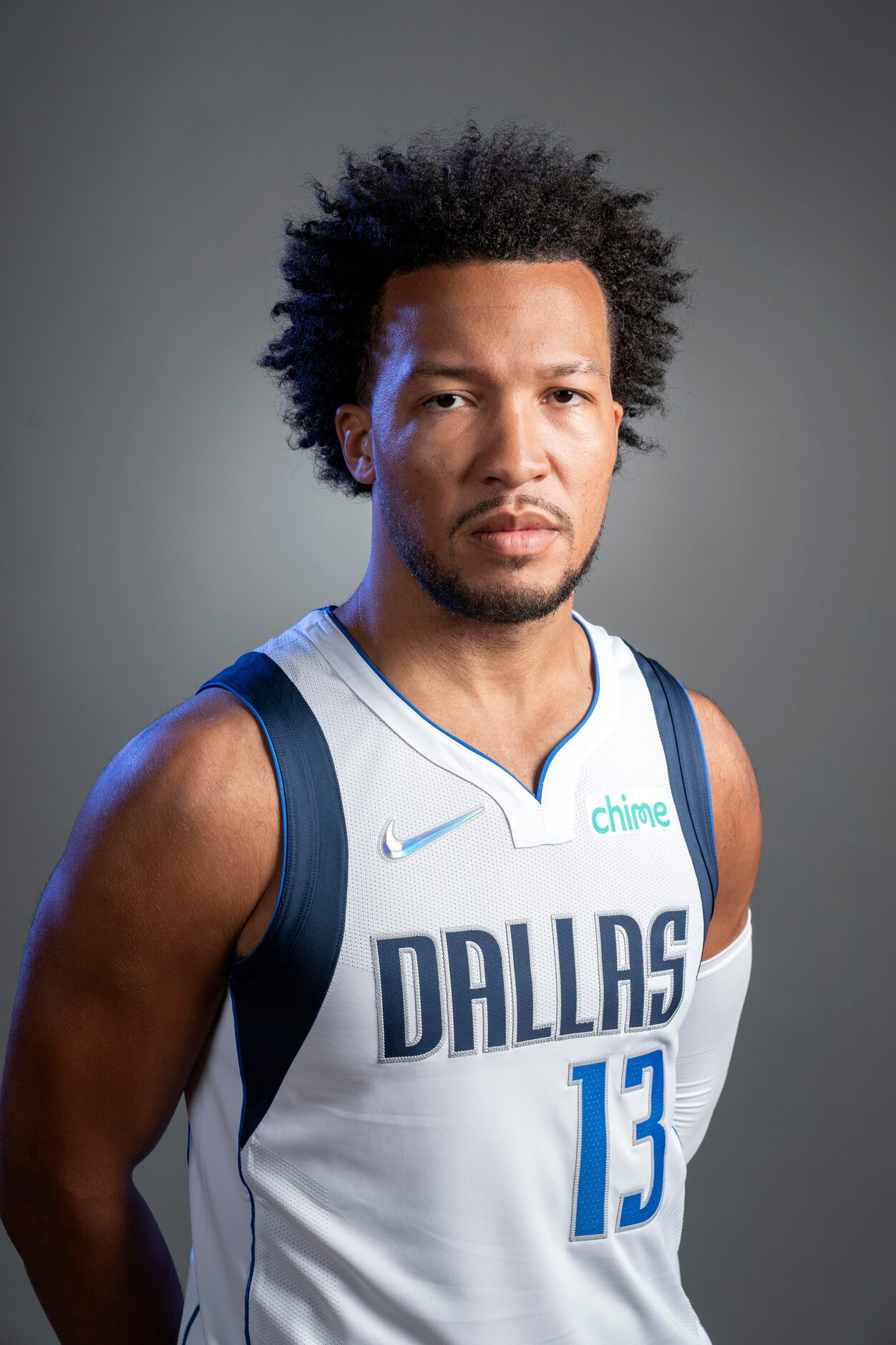 Dallas Mavericks guard Jalen Brunson (13) poses for a portrait during the Dallas Mavericks...