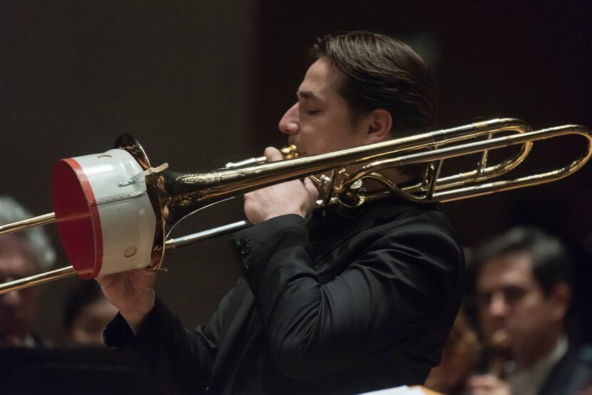 Trombonist Jorgen van Rijen performs the James MacMillan Trombone Concerto with conductor...