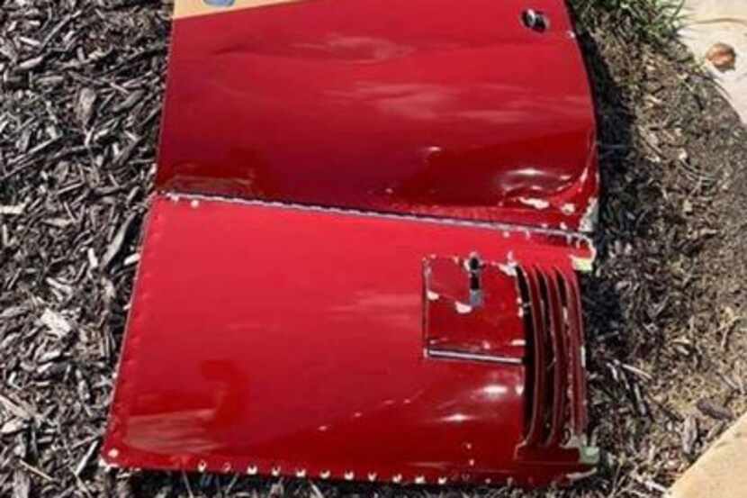 An image of the cowling posted online by Southlake DPS.