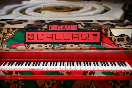 Sit down and play a while, Dallas. Three pianos have been placed in three areas of Dallas,...
