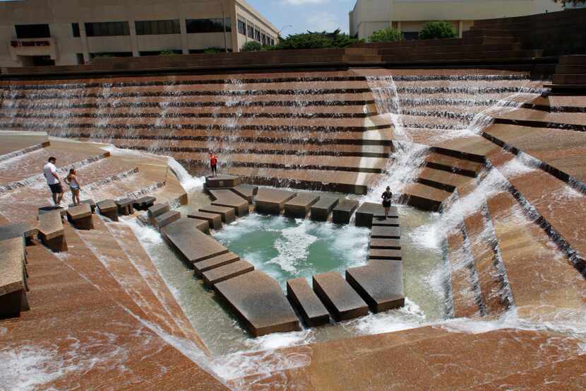 The Fort Worth Water Gardens, built in 1974, is located on the south end of downtown Fort...