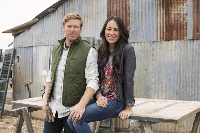 Chip and Joanna Gaines, hosts of HGTV's Fixer Upper. 