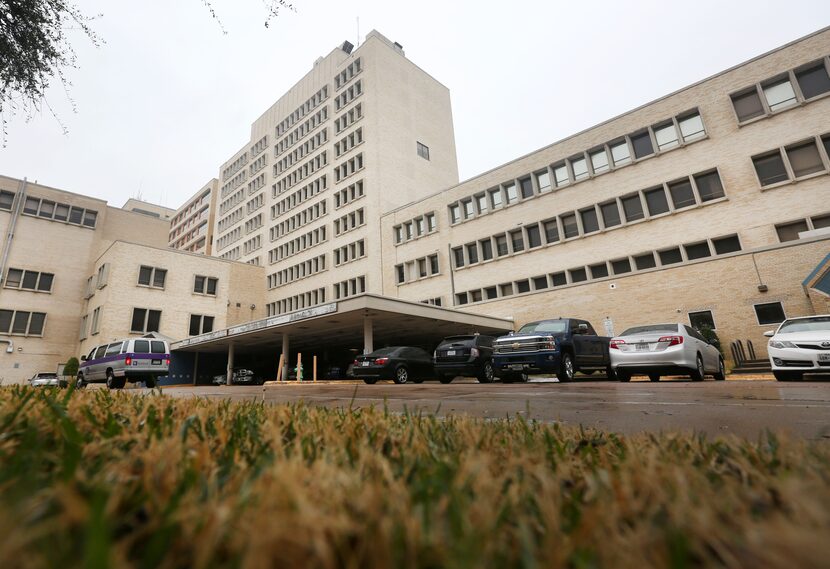 The former Parkland Hospital buildings date back to the 1950s.