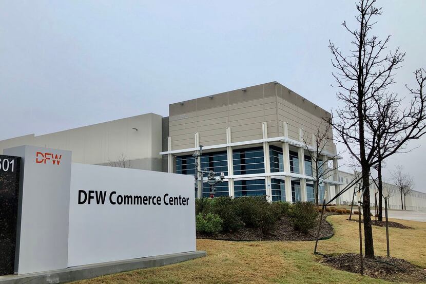 The DFW Commerce Center building is at the southeast corner of DFW International Airport...