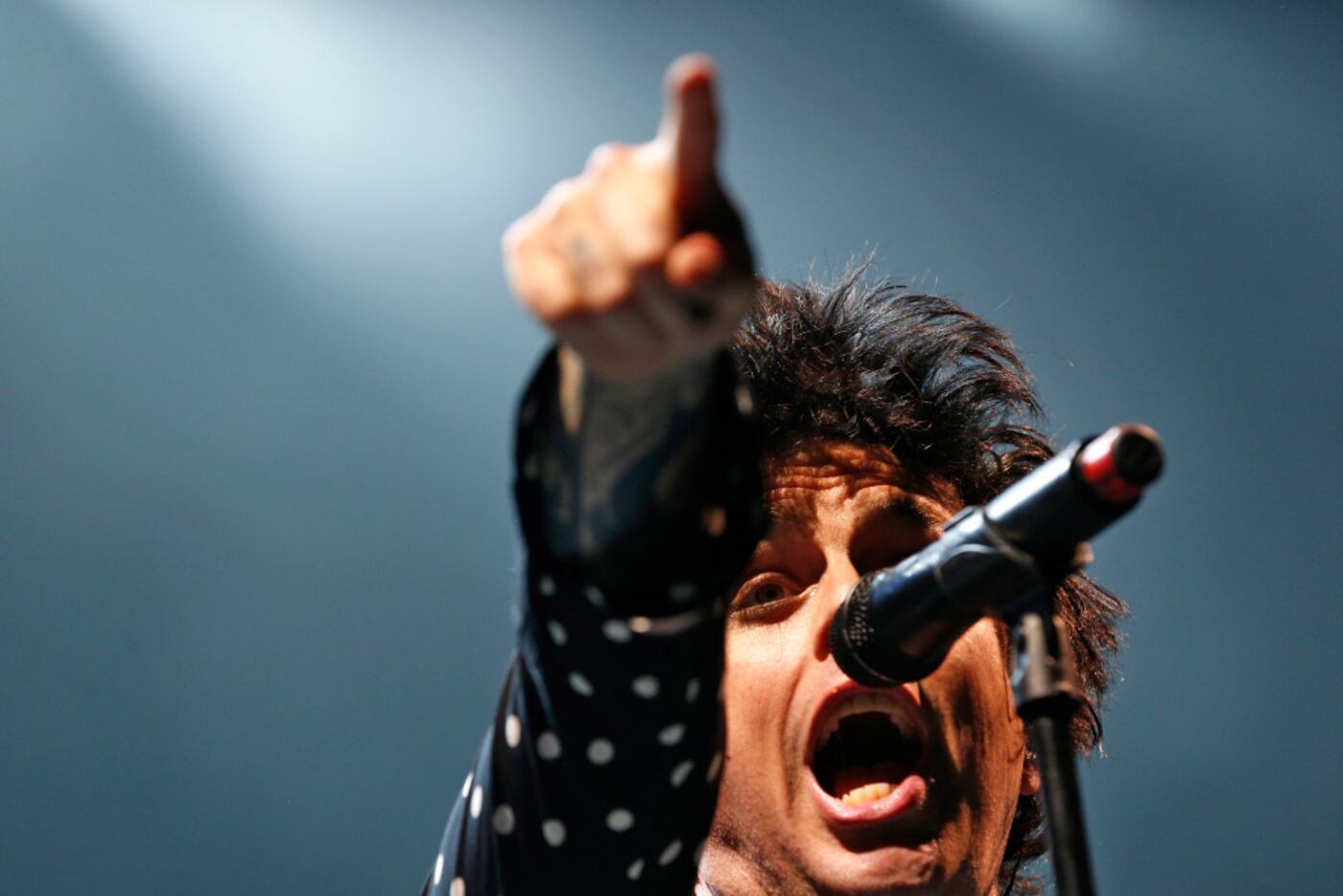 Billie Joe Armstrong performs with Green Day at American Airlines Center in Dallas on March...