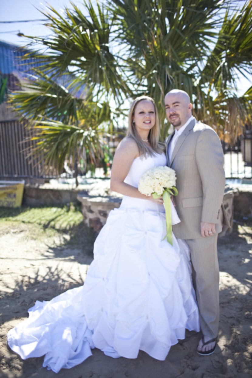 Ryane and Cale Criswell at their Nov. 6, 2010 wedding.